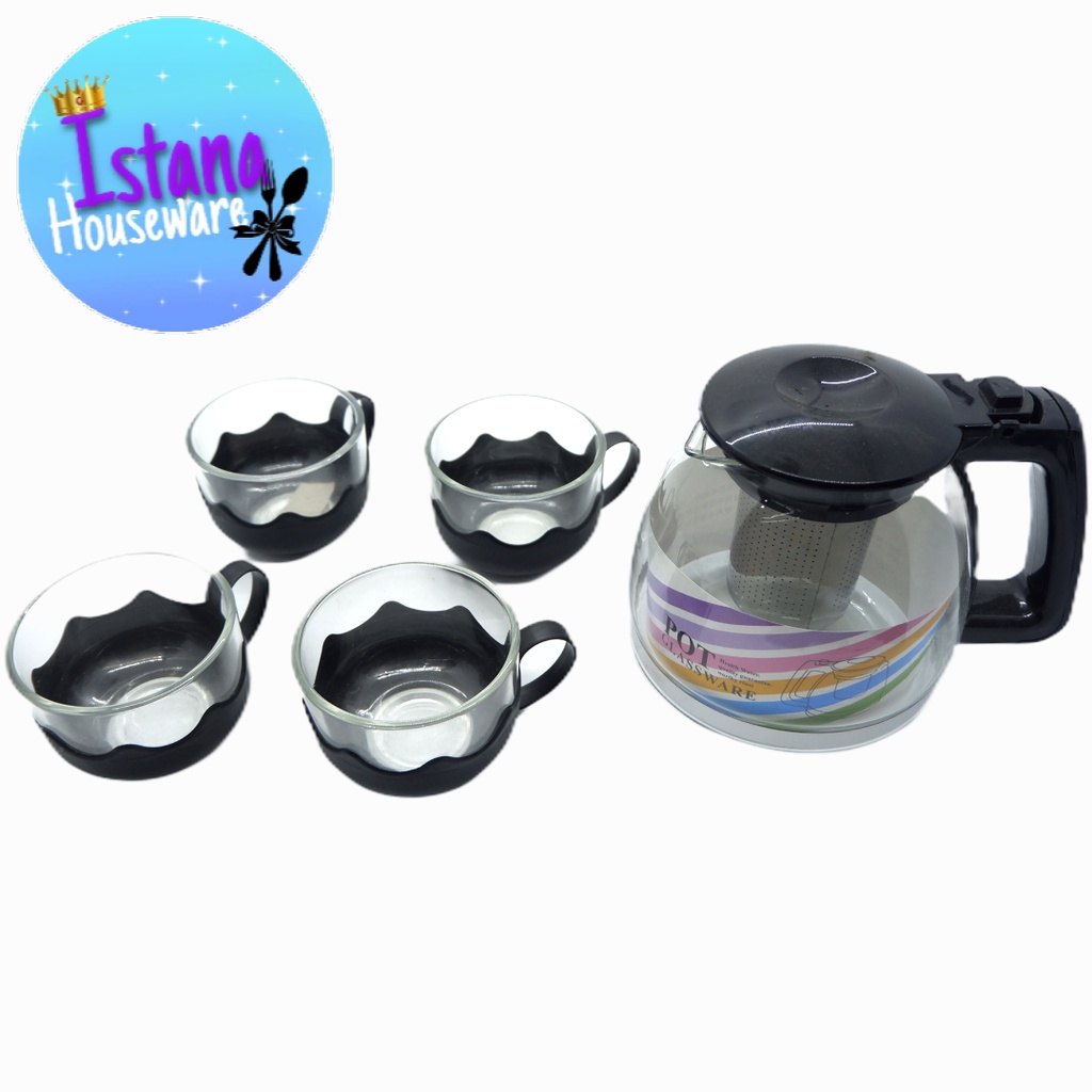 TEKO/GELAS SET CJ-7 KIMGLASS