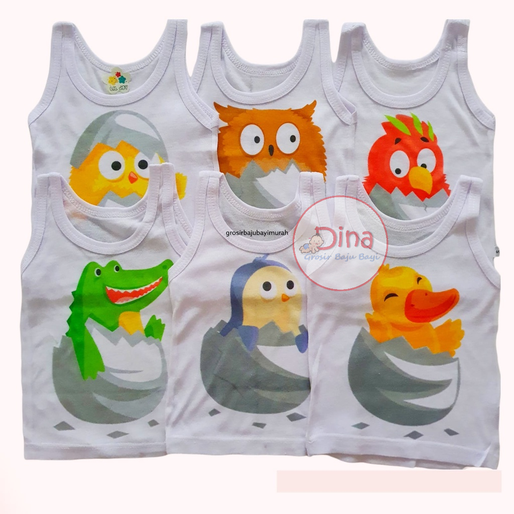 singlet bayi 0-3 bulan JESS MOTIF size S