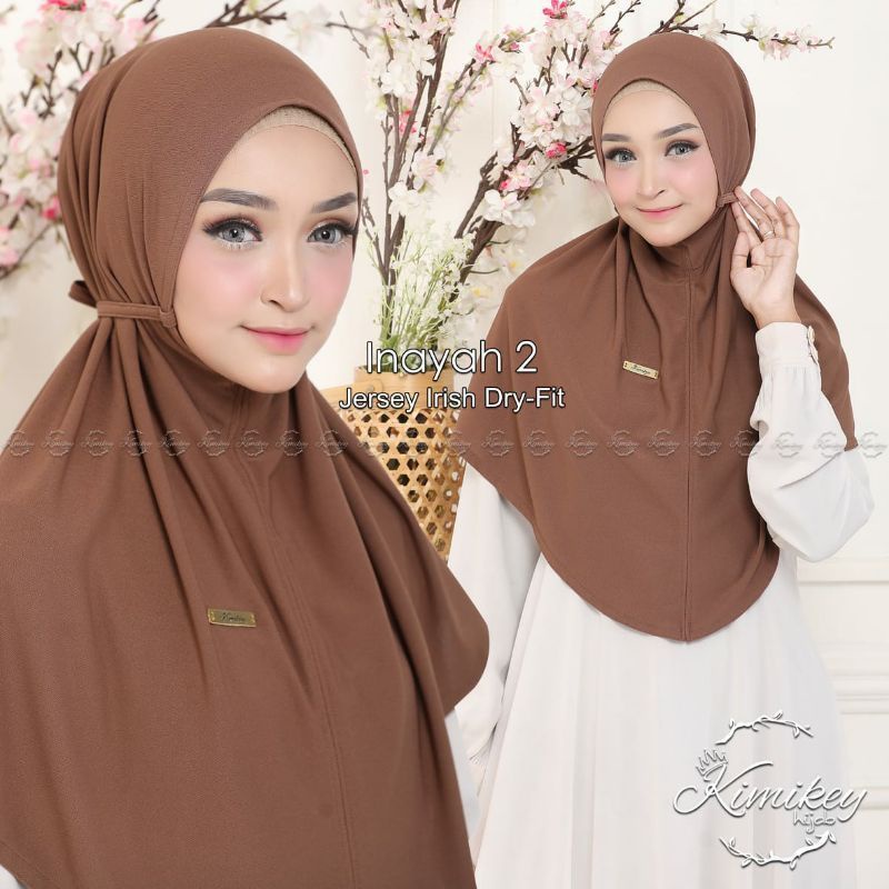 Bergo Inayah by kimikey, bergo Syiria instant Inayah by kimikey hijab