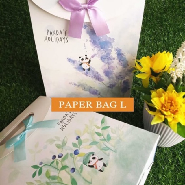 

Paper Bag Motif / Tas kertas Kado : Tas Ulang Tahun - L Panda