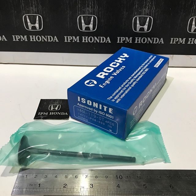 14711 P08 Engine Valve In Rocky Japan Klep minyak Honda Civic Ferio 1996-2000 City Z 1996-2002 Civic ES VTIS Century 2001-2005 Stream 1700cc 2002-2006