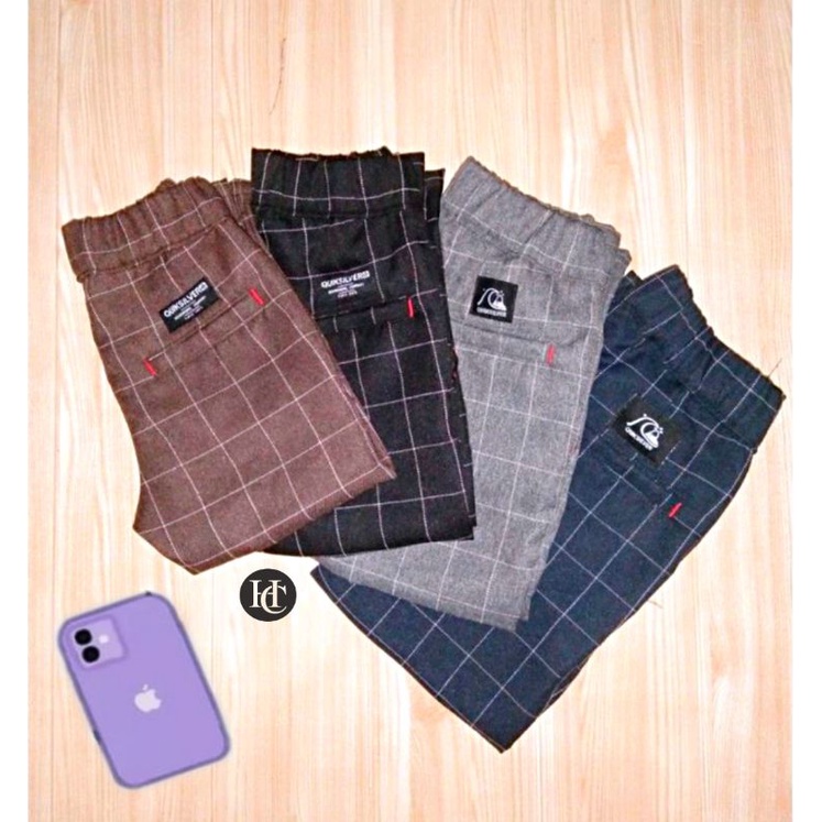 Celana Tartan Anak Laki Laki Celana Panjang Anak Celana Fashion Anak Celana Pensil Anak Anak