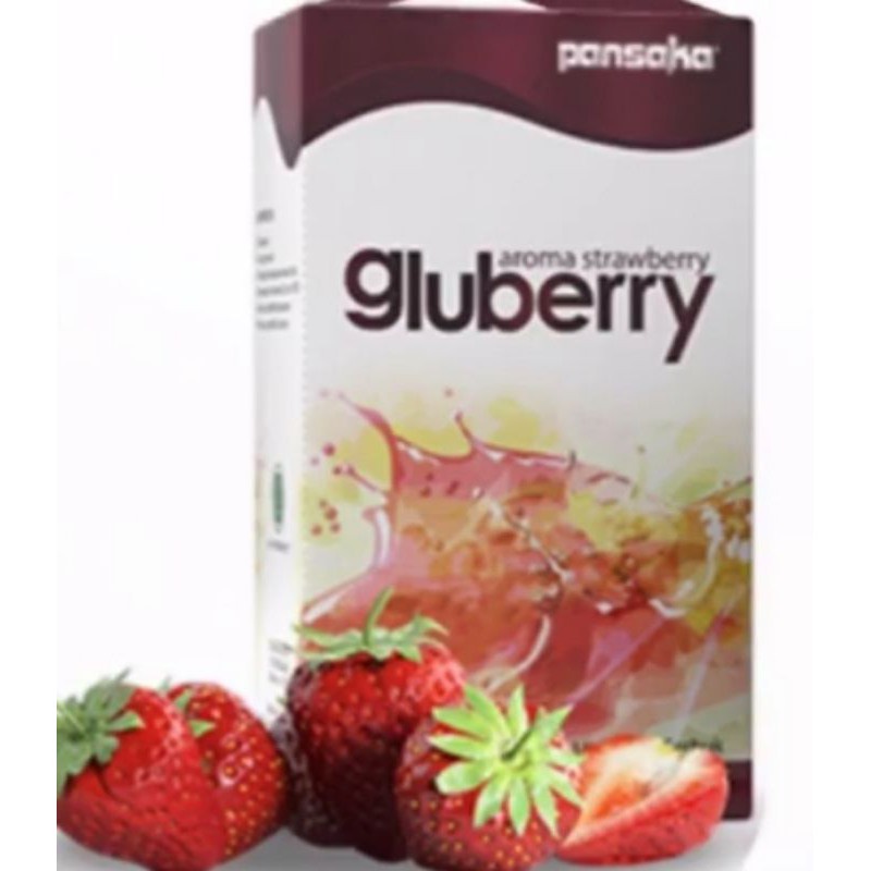 Gluberry Strawberry Pansaka 100g BPOM Original Collagen Kulit Sehat