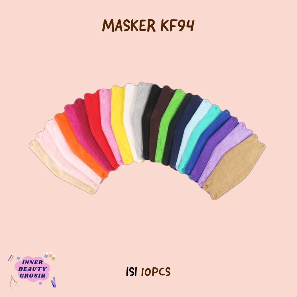 Masker Korea 4ply KF94 Careion 10pc ( Tali Senada)