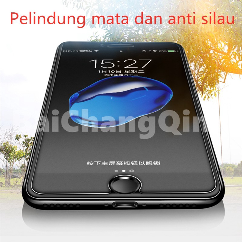 Pelindung Layar Tempered Glass untuk iPhone 6 / 7 / 8 / Plus / X / XR / Max / Blu-Ray / Blu-Ray