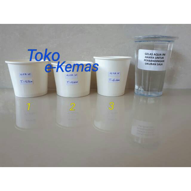 Paper Cup Ice Cream 4 Oz Polos