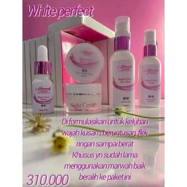 Marwah white perfect / Marwah skincare / Marwah BPOM / Marwah original / skincare glowing
