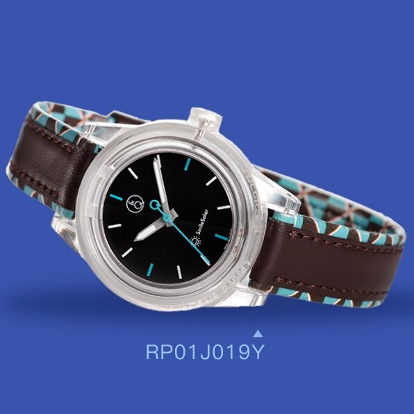 JAM TANGAN WANITA QQ Q&Q QnQ RP01J019Y RP01J019 SMILE SOLAR ORIGINAL