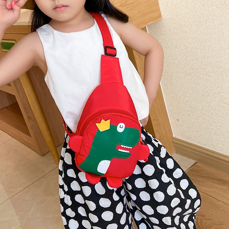 HappyOliver TAS DINO CROWN tas import anak resleting tas slempang anak laki