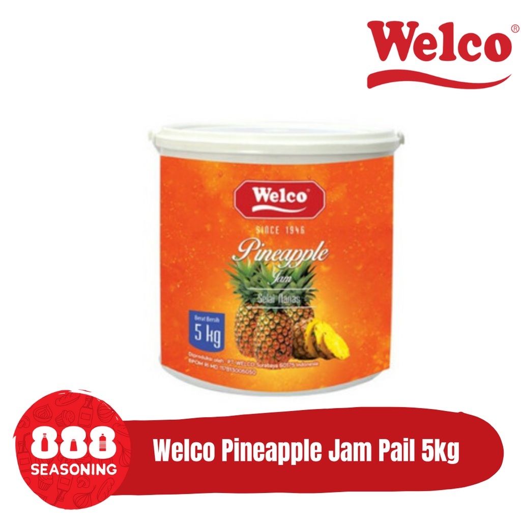 

WELCO PINEAPPLE JAM (Selai Nanas) 5kg