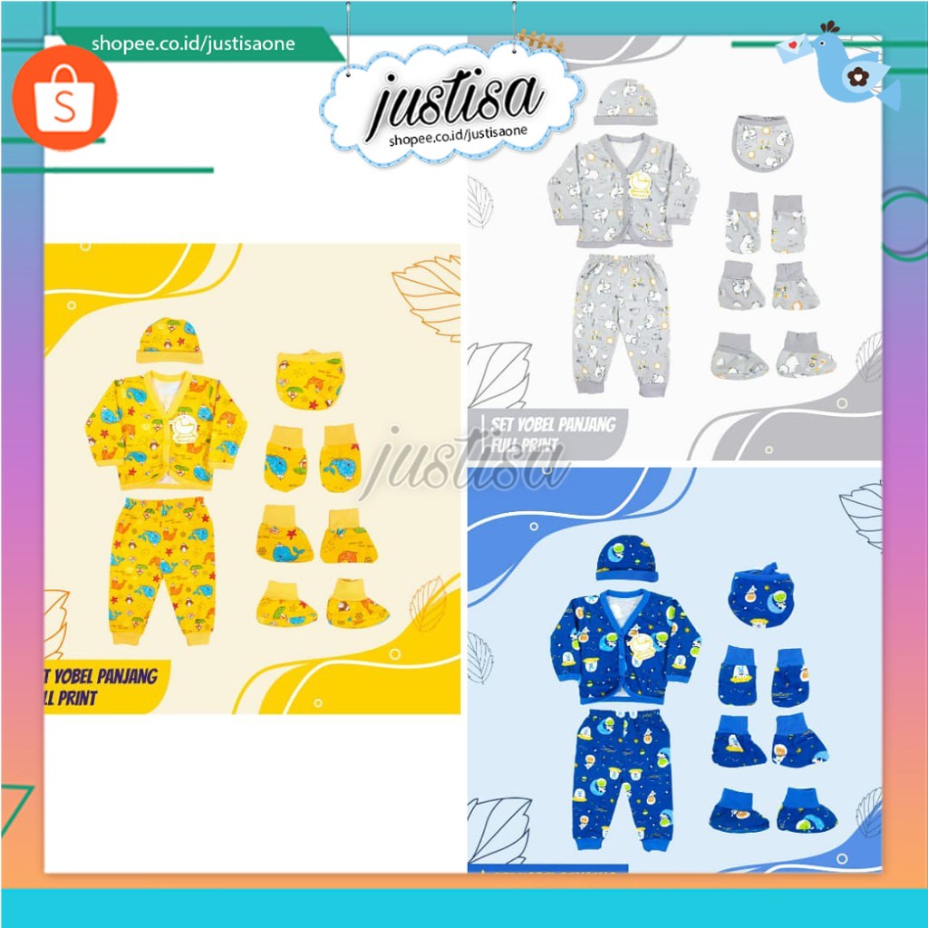 Promo !! SALE YOBEL-SETELAN BAYI SET 5IN1-SETELAN YOBEL PANJANG