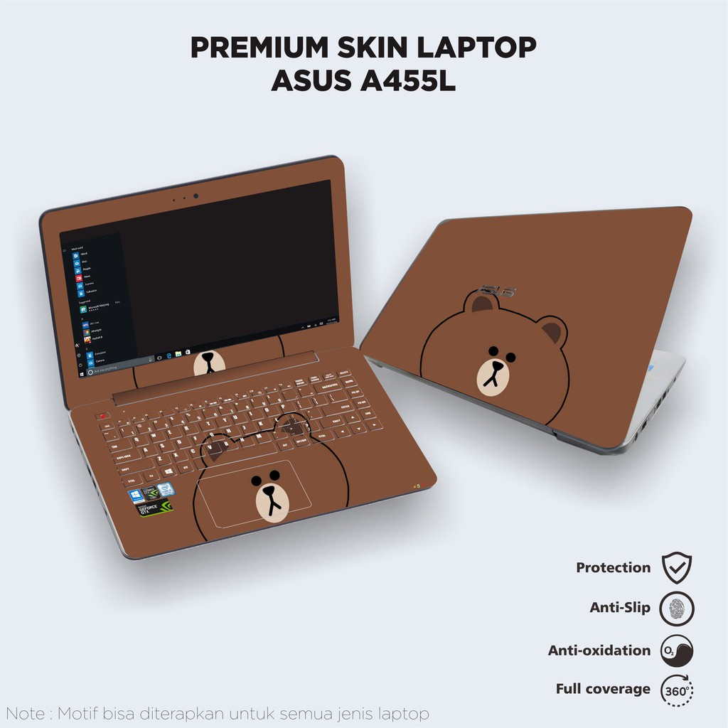 Garskin Laptop Fullbody ASUS A455L
