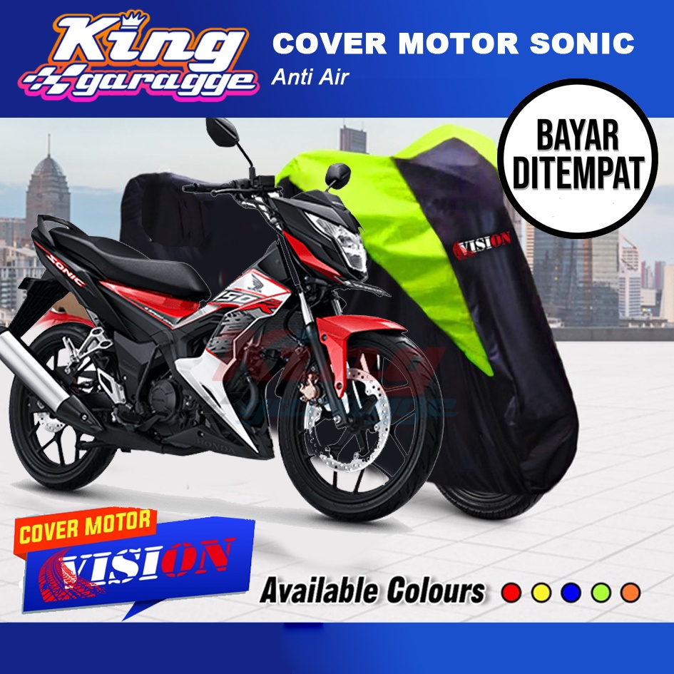 Jual Cover Motor Sonic Selimut Motor Honda Sonic Jas Motor Sonic