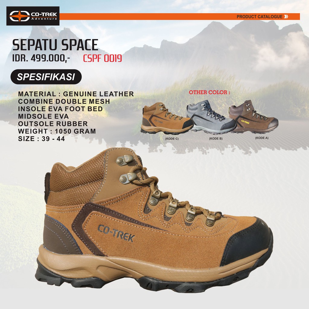 Sepatu gunung co-trek Space