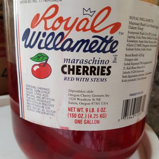 

Royal Willamette cherries tangkai