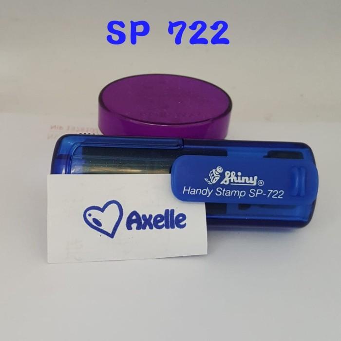 

Stempel / Stempel Nama Shiny Handy Stamp Sp722 Bisa Dicantel Di Saku Baju