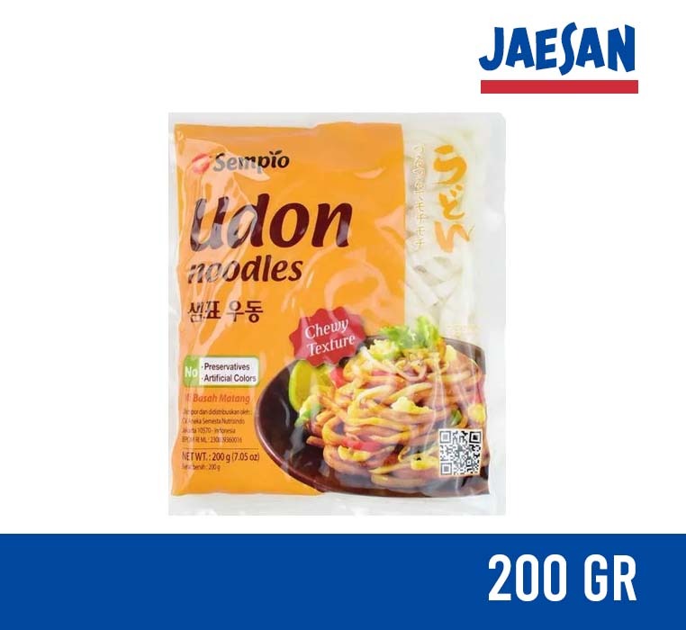 

UDON SEMPIO NOODLE 200gr Mie Jepang korea matang basah chewy fresh Noodles