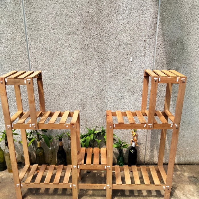 Rak Tanaman - Rak Tanaman Kayu Ulin Jumbo