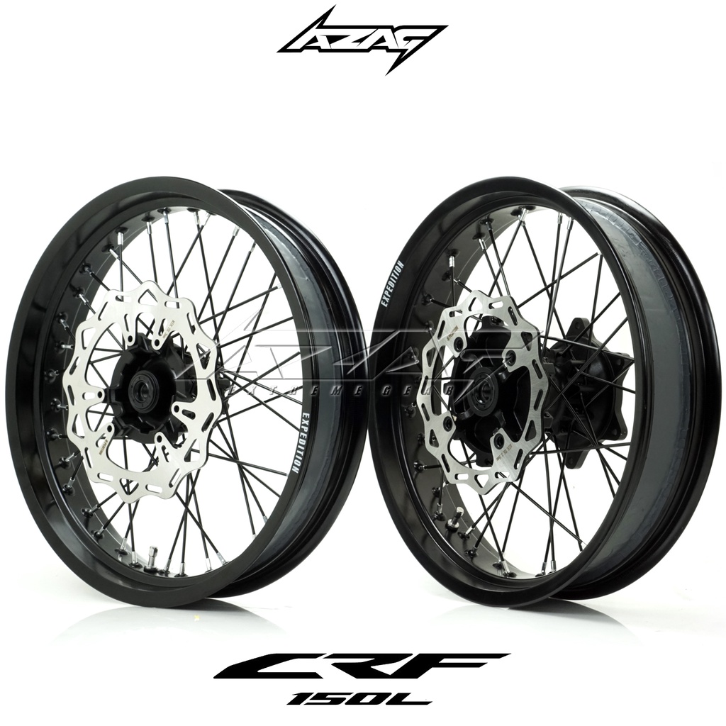 VELG SET SUPERMOTO CRF150 EXPEDITION TROMOL EXPEDITION
