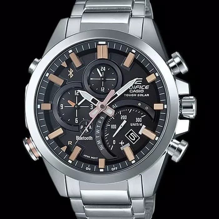Jam Tangan Casio Edifice Smartphone Link EQB-500D-1A2 Original