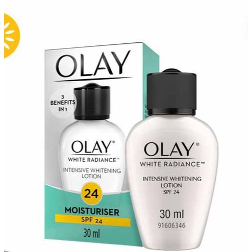 Olay White Radiance Intensive Whitening Lotion SPF 24 Moisturiser 30Ml - Whitening Lotion Olay