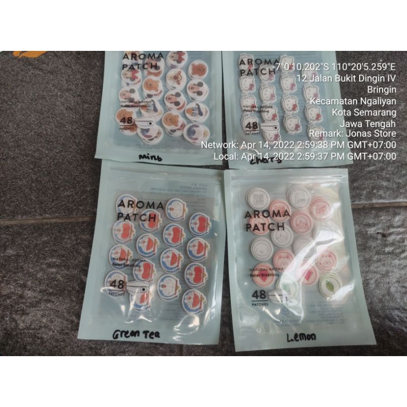 Patch masker / stiker masker aroma isi 48