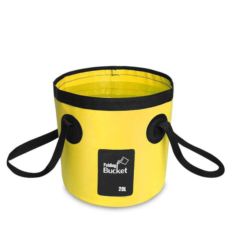 Baskom Lipat Portable Ember 20 Liter Besar Wadah Tempat Pancing Ikan Nyuci Piknik Camping Pantai