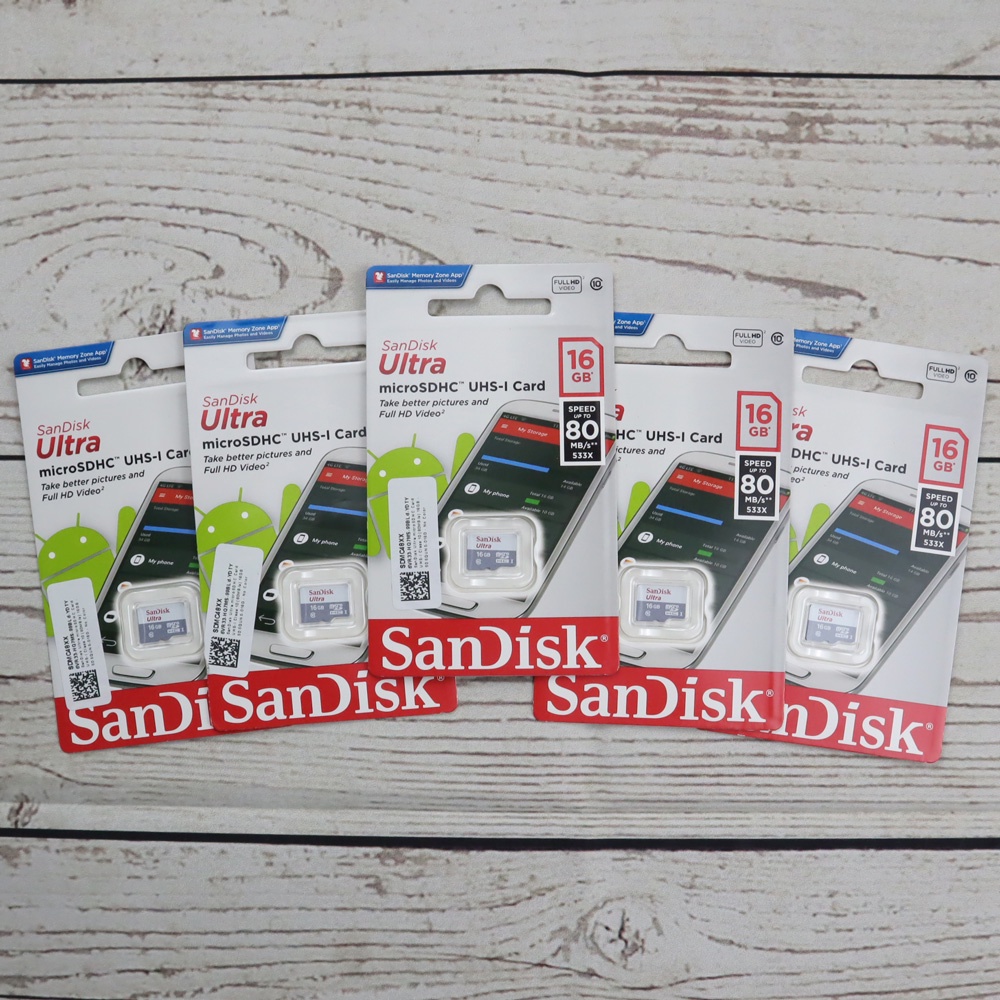 Memory CCTV V380 Pro SanDisk Ultra microSDHC Card UHS-I Class 10 (100MB/s) 32GB Memori Hp Micro SD