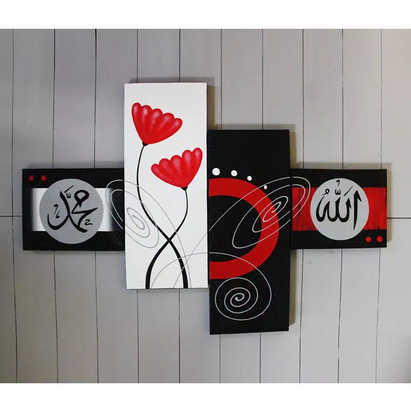 

(Bisa COD) Set isi 4 Kaligrafi Lukis Cantik