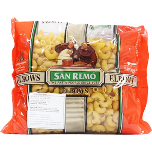 

San Remo Pasta Elbow 500g / Pasta Elbows San Remo 500g