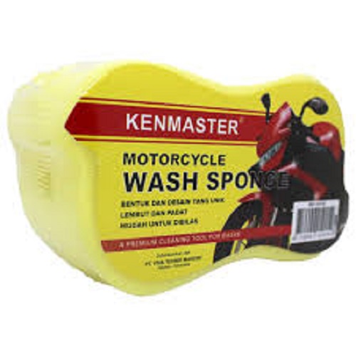 PROMO !!! Kenmaster Motorcycle Wash Sponge - Kenmaster Busa Pencuci Motor 1 pack isi 2 pcs