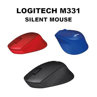 LOGITECH Silent Wireless Mouse Colour Original - M331