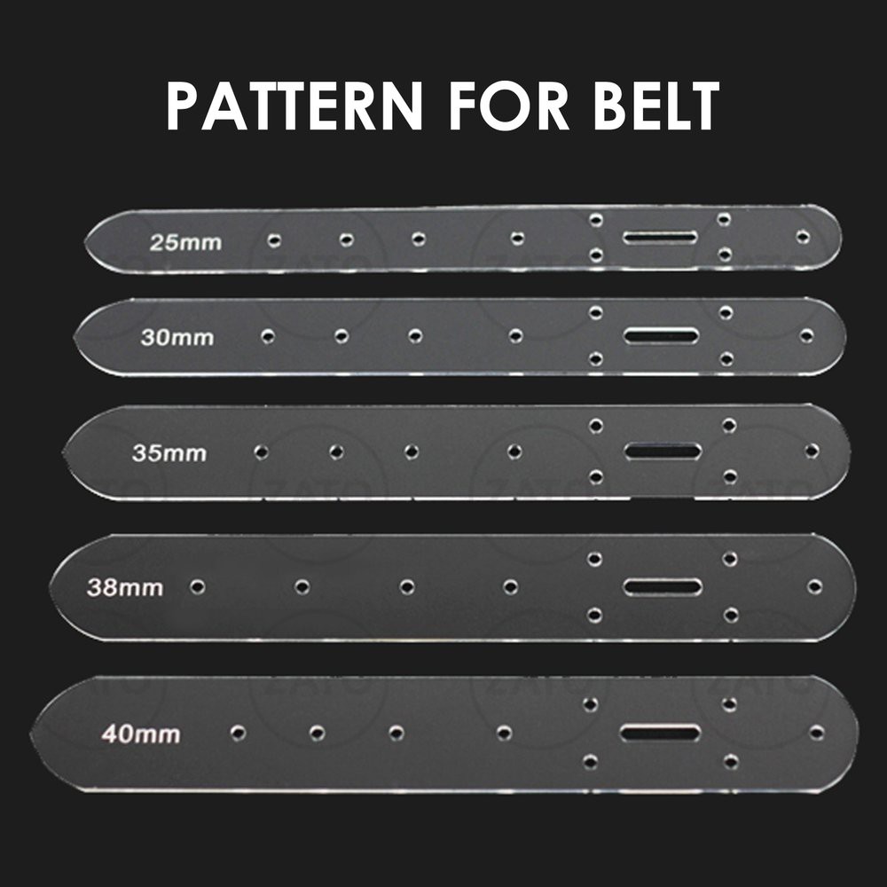 

Template pattern belt sabuk penggaris - leather tools - leather