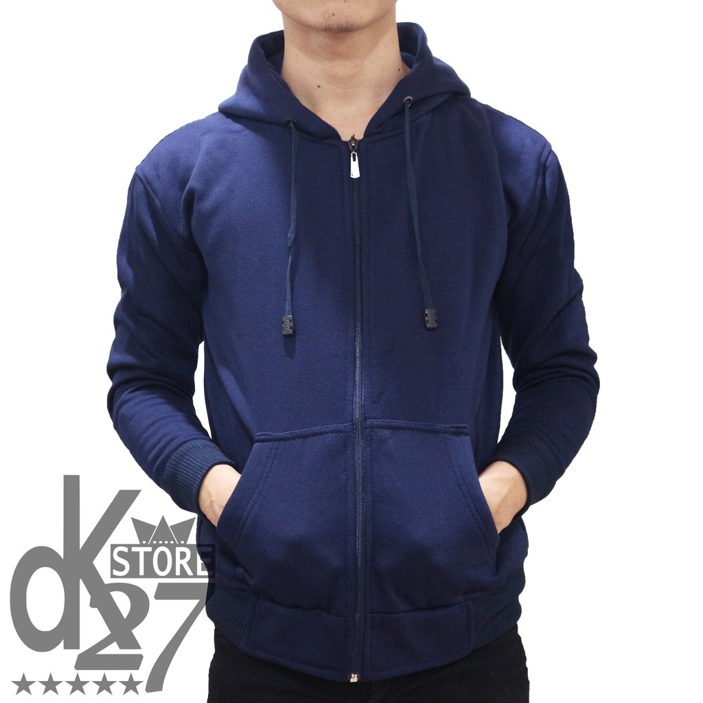 hoodie zipper navy