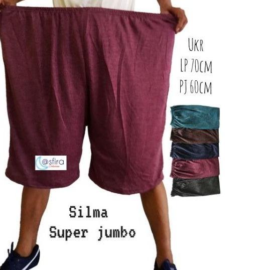 ❄️Tiktok Sell celana pendek pria super jumbo silma /kolor harian cowok BB 100kg 5.5 SALE/F⚡ASH SALE/