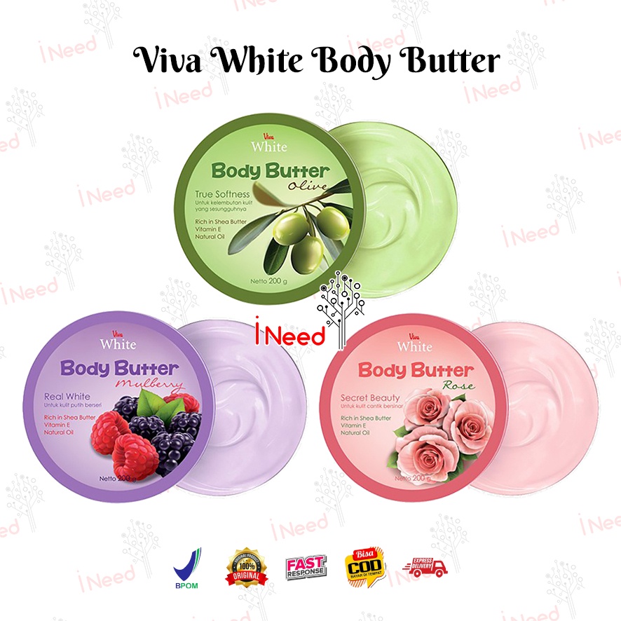 (INEED) VIVA WHITE BODY BUTTER - VIVA BODY BUTTER 200 gr