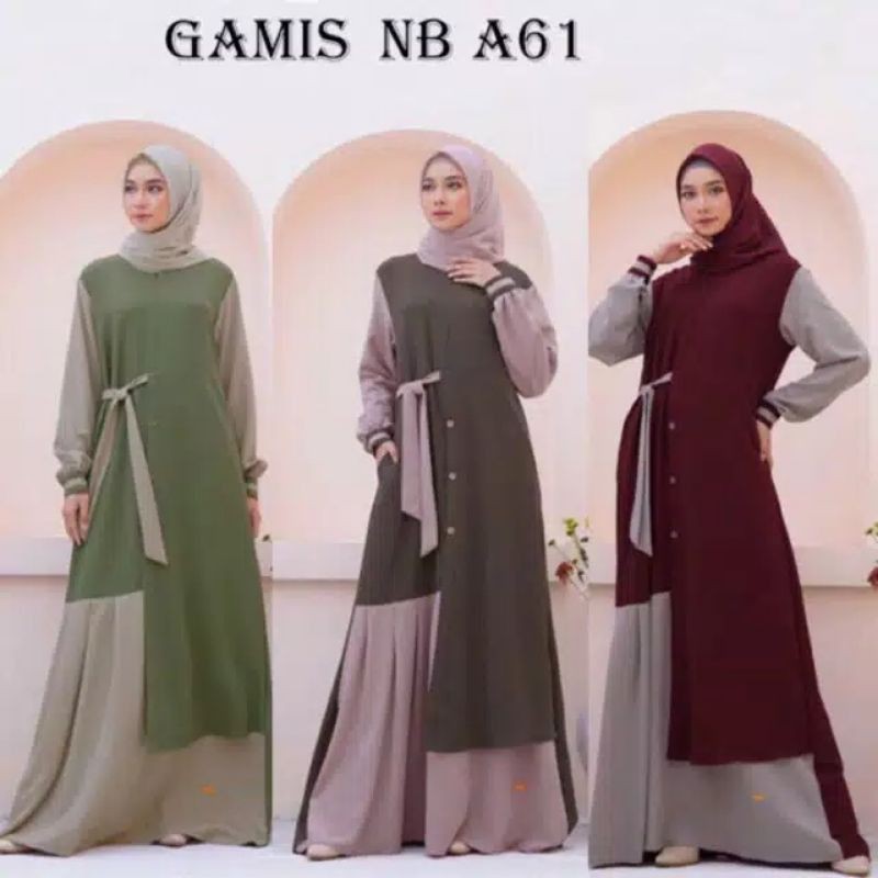 Gamis Moscrepe Syar I Terbaru Terlaris Shopee Indonesia