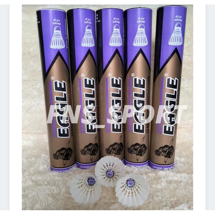BADMINTON SHUTTLECOCK EAGLE UNGU