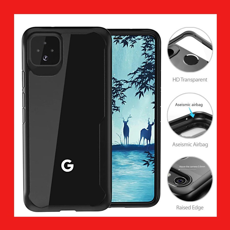 google pixel 4 xl   original fusion armor bumper case 2nd gen casing cover