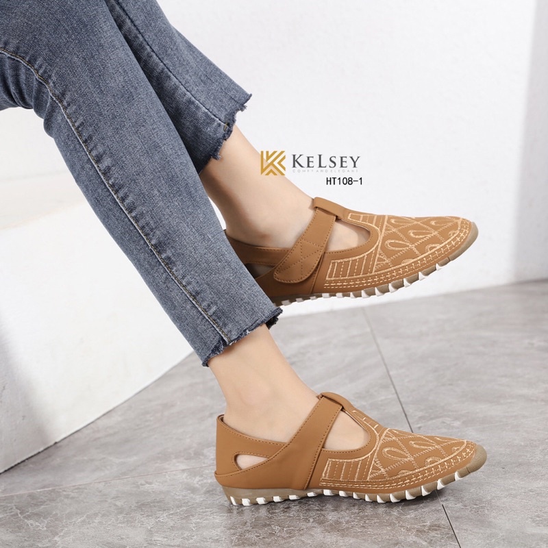 (GRATIS ALAS KAKI) Nicole Sepatu Flat Wanita Kelsey / Flat Shoes Wanita HT108-1