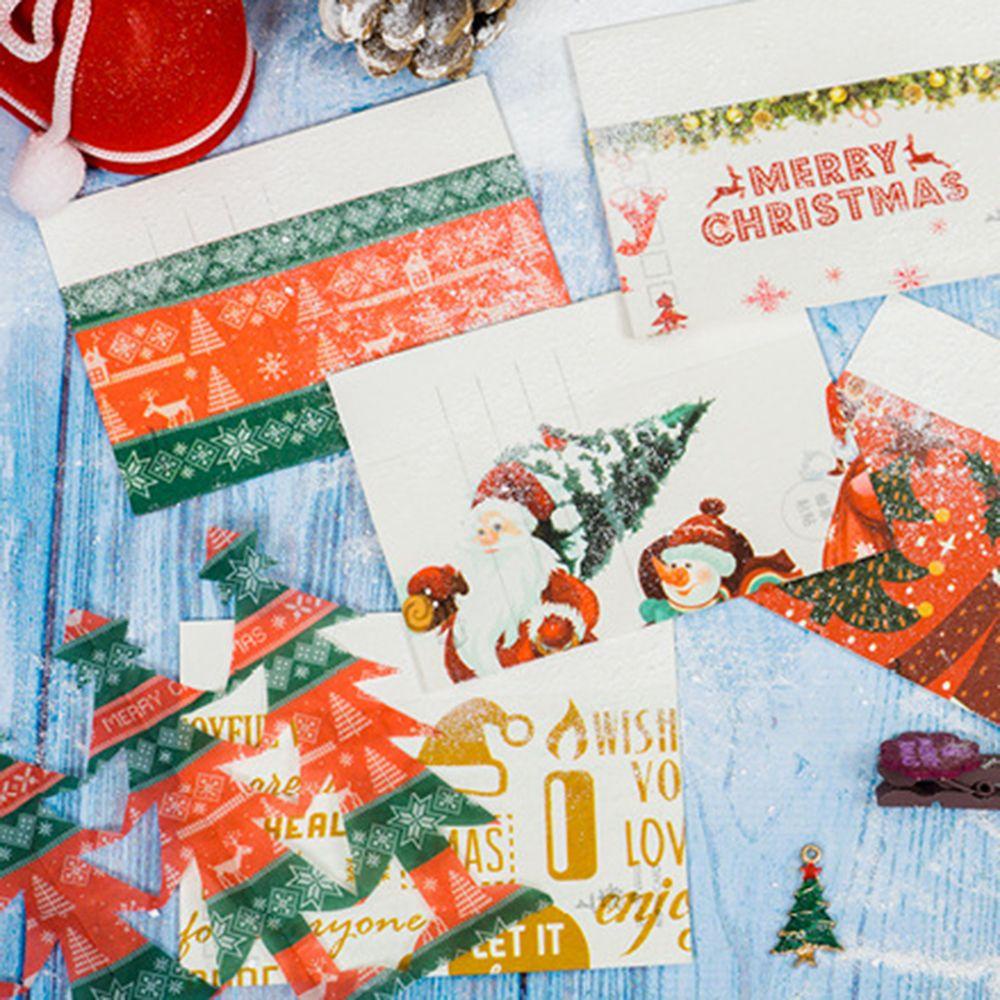 Nanas.ng Tape Kreatif Santa Claus DIY Scrapbooking Stiker