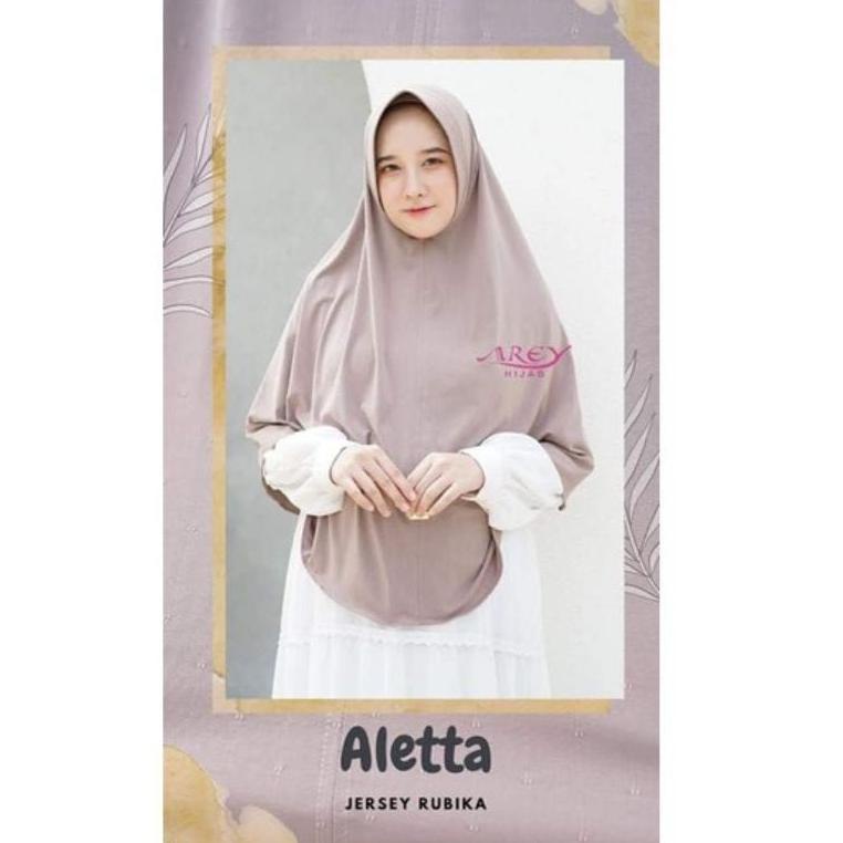 [ Original Arey ] ALETTA hijab instan padhijab syar'i hijab instan jersey Rubika [NIO.26Au22ј]