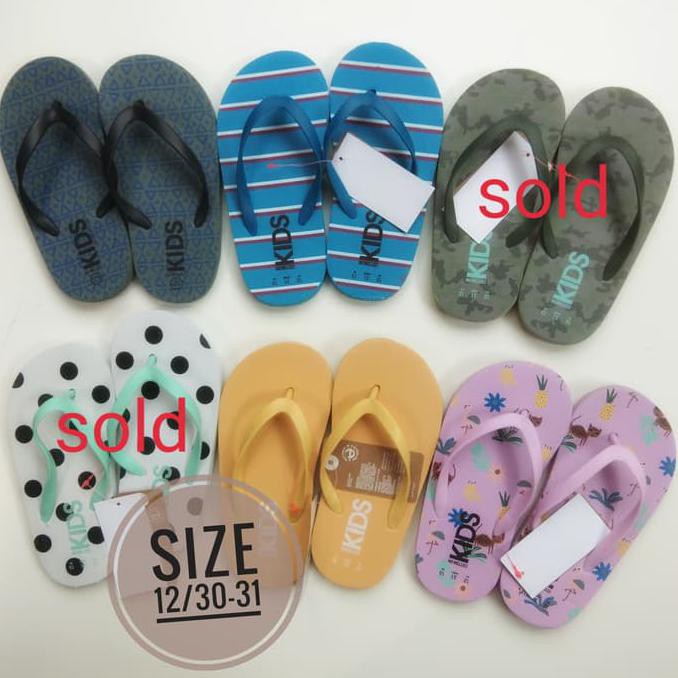 Sepatu Anak Perempuan -Sale748S4- Cotton On Flip Sendal Jepit Anak