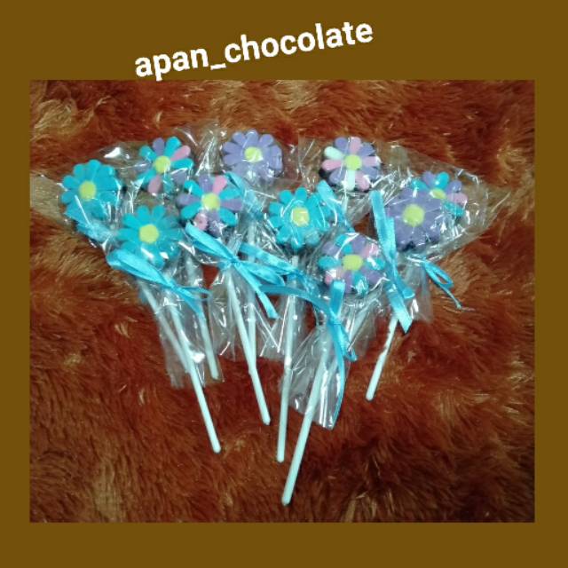 

Coklat lolipop bunga