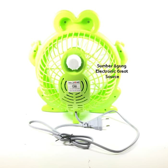 Kipas Angin Box Fan Welhome WH105PF 105PF Katak Kero Keropi Karakter