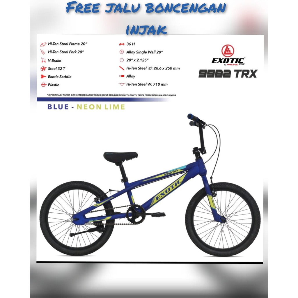 SEPEDA BMX EXOTIC 20 9982 TRX  BAN 2125 BY pasific