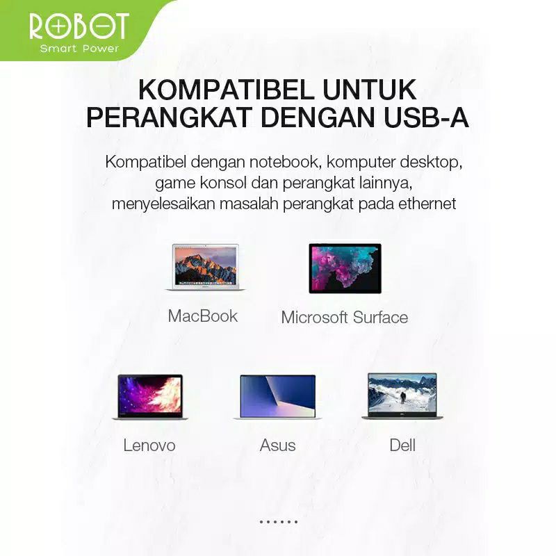Robot EA10 USB 2.0 100Mbps Ethernet Hub Adapter