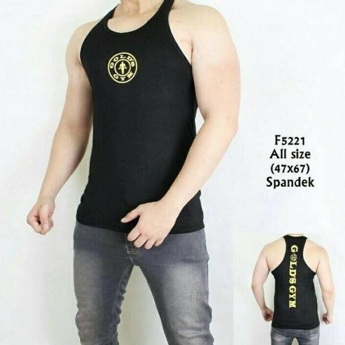 IBARUl Singlet Gold Gym Kaos baju fitness under armor Underarmour training ICLQl