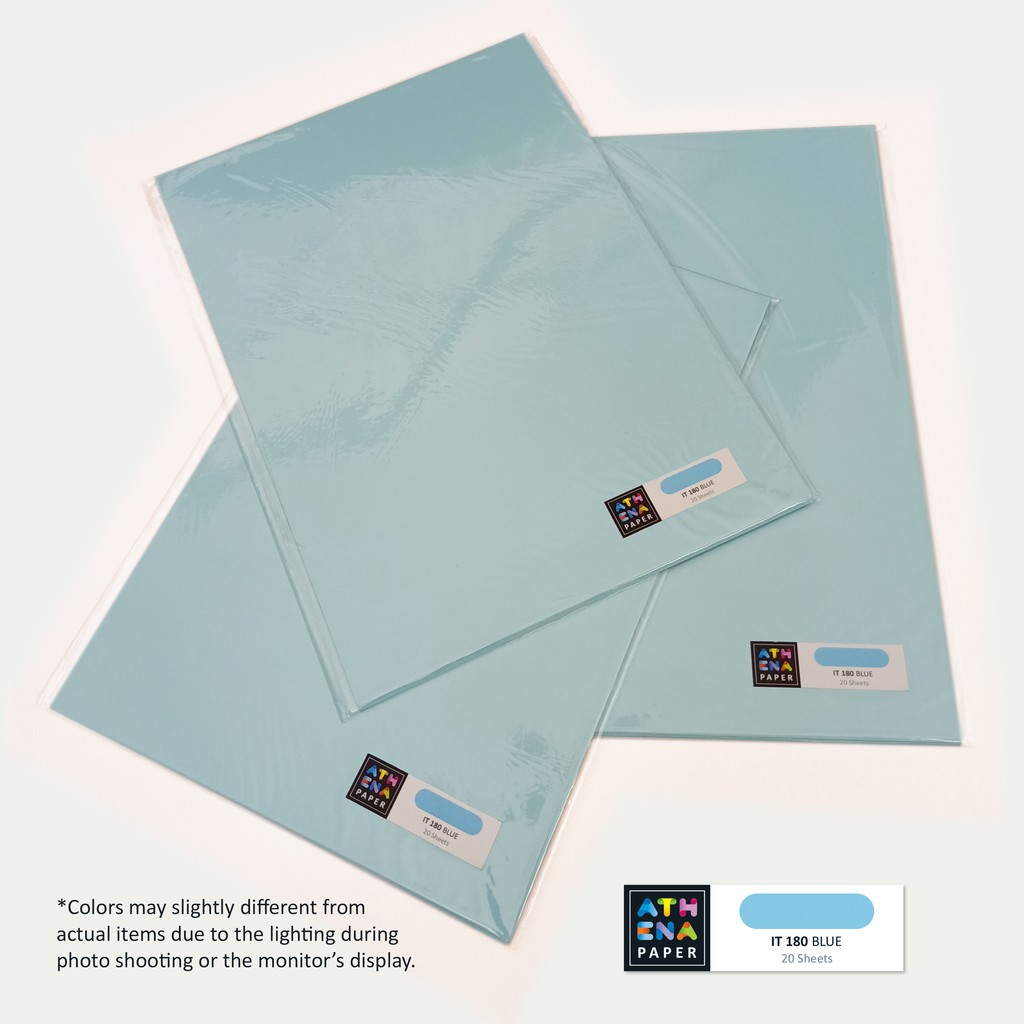 

Kertas HVS Warna A4 - IT 180 Blue