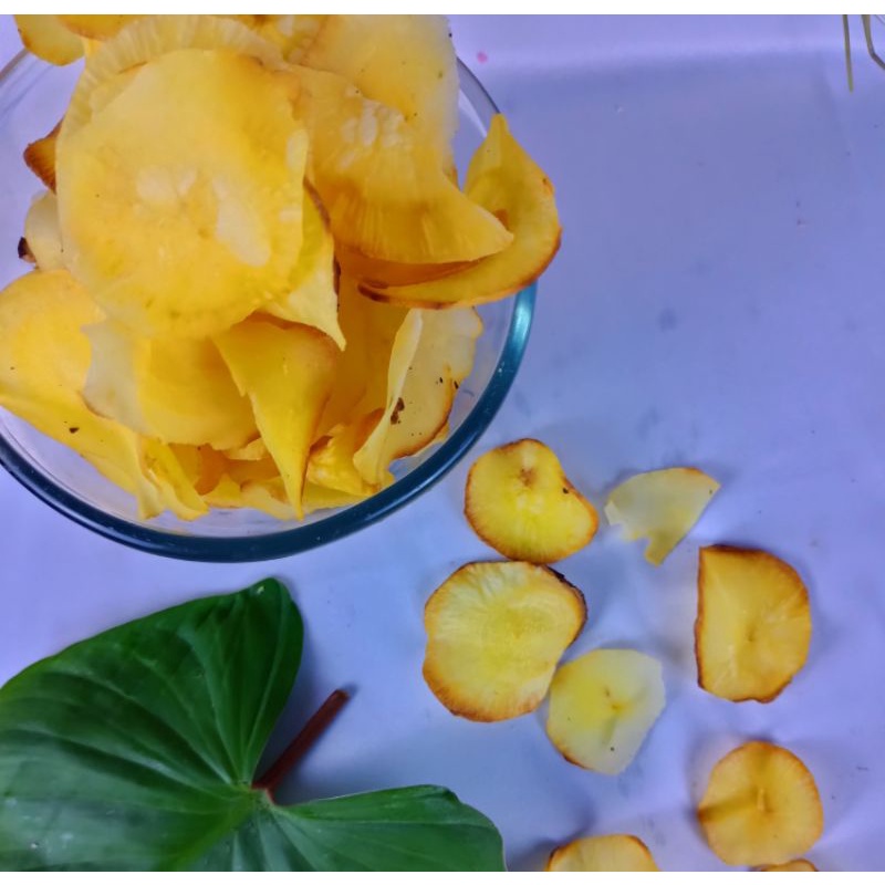

KERIPIK SINGKONG ASIN KUNING atau KERIPIK SINGKONG KUNING 150gr